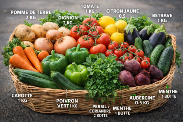 Panier LEGUMES