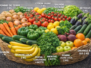 Pack familial fruits & legumes